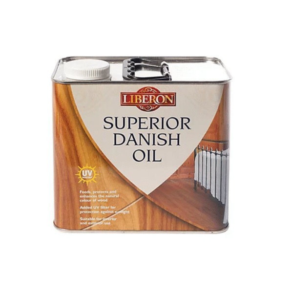 Liberon Superior Danish Oil 2.5 Litre for Wood Care and Protection