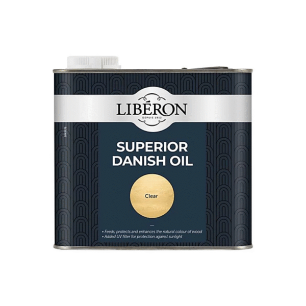 Liberon Superior Danish Oil 2.5 Litre - Premium Wood Finish and Protection
