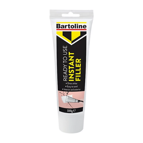 CROMAR - Bartoline Ready Mix Instant Filler - 330g Tube - All Purpose Ready Mixed Filler - White Paste for Interior & Exterior