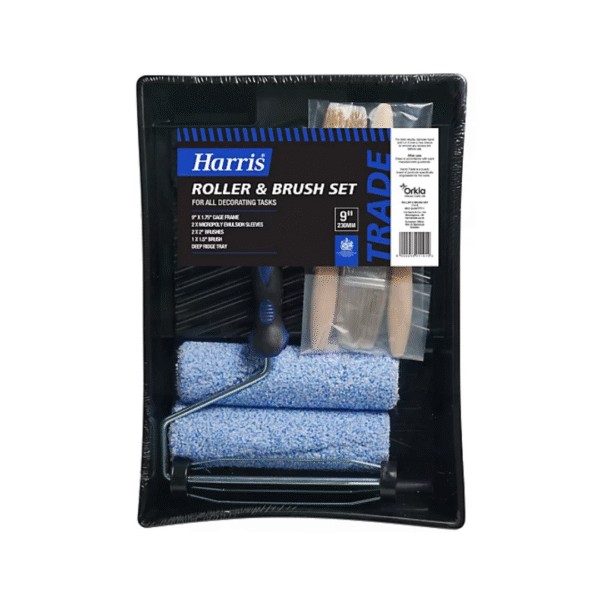 Harris Trade Micropoly 9" Roller & brush set, 7 pieces